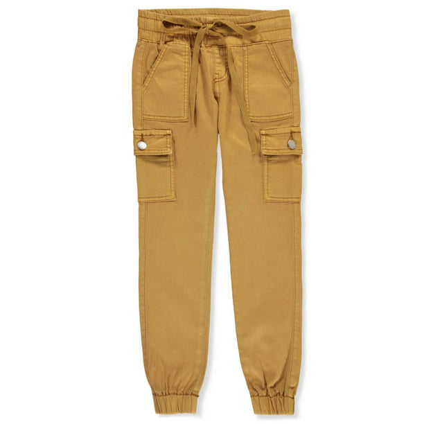 VIP Jeans - VIP Jeans Girls' Twill Cargo Joggers - Walmart.com ...