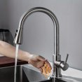 thumbnail image 1 of Grifo De Cocina Táctil Con Rociador Extraíble, Grifo De Fregadero De Cocina Activado Por Contacto, Grifo De Una Sola Manija Para RV, Grifo Para Lavandería Al Aire Libre, 1 of 4