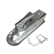 2 X 2-1/2 Inch Ball Hitch Back Coupling Trailer Coupler Straight Tongue RV Parts Camper Caravan Accessories ,Easy Installation