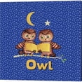 thumbnail image 3 of Metaverse Tina Lavoie 'Cute Baby Owls, Deer & Beaver' Canvas Art (Set of 3), 3 of 5