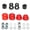 Transparent Red, variant on Wofarmy 1 Set Skateboard Bushing Gasket Pu 3.25 Inch Longboard Shock Absorber Truck Rebuild-Kit Universal Hoverboard Outdoor Skateboard