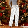 thumbnail image 5 of Betivan Women's Plush Fuzzy Pajama Pants Warm Cozy Pj Bottoms Drawstring Lounge Pants Fleece Sweatpants Fluffy Sleepwear, 5 of 8