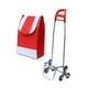 thumbnail image 2 of Carrito de compras con ruedas, carrito de supermercado plegable, carrito de mano Personal, carrito de mano, bolsa de compras con ruedas para equipaje Rueda negra plateada, 2 of 8
