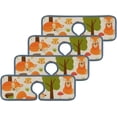 thumbnail image 2 of SKYSONIC Faucet Absorbent Mat 3 Pcs Fox in Forest Kitchen Faucet Splash Catcher Washable Counter Drying Pads Behind Faucet for Kitchen Bathroom, 2 of 7