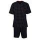 thumbnail image 1 of GÖTZBURG Conjunto de Pijamas de Hombre - corto, Cuello en V,  estampado Azul 6XL (XXXXXX-Large), 1 of 3