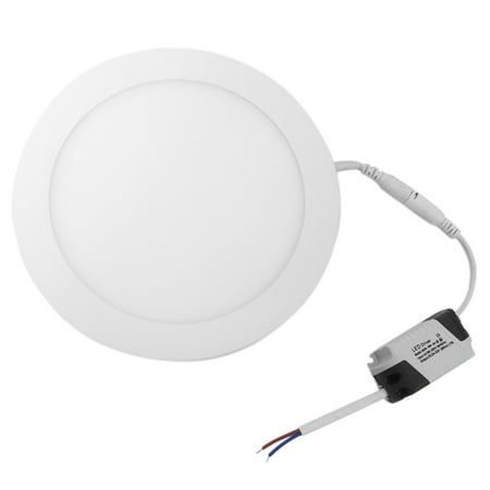 

LED Panel Light Ultra Thin Ceiling Recessed Grid Downlight Lamp Round Panel Light Round LED Spot Light AC220V White 15W