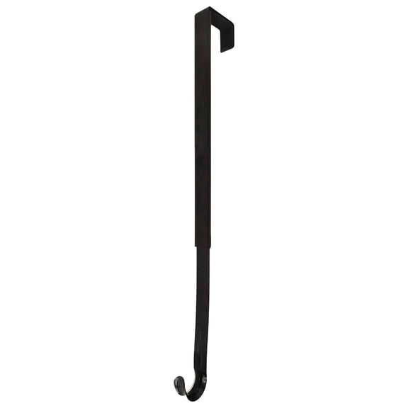 SUSWIM Adjustable Wreath Hanger, 20 Lbs Capacity, Black, 14.9 to 25 Inches（Black）