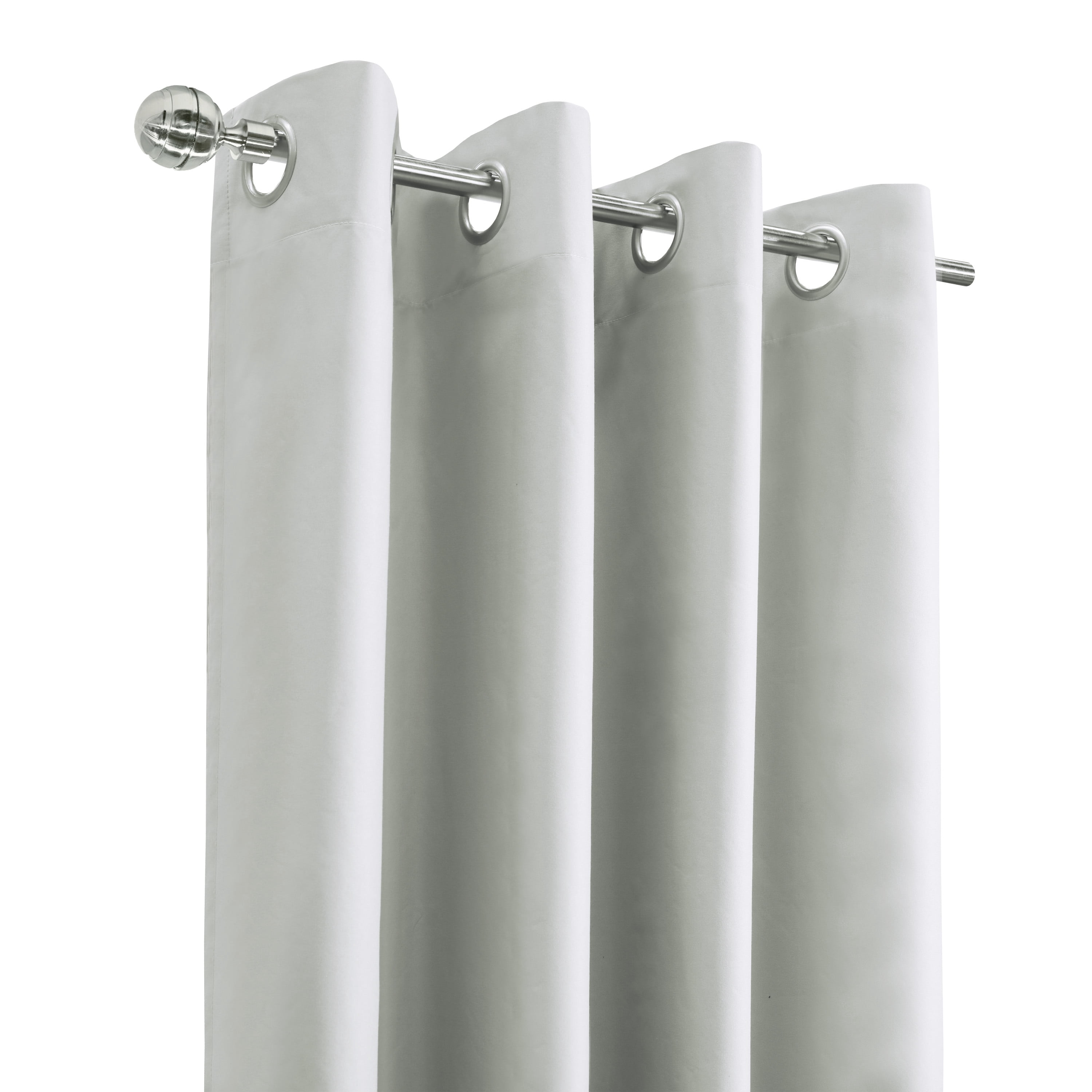 Loft Living Augustow Blackout Grommet Indoor Curtain 52 x 84 in White