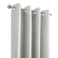 thumbnail image 2 of Loft Living Augustow Blackout Grommet Indoor Curtain 52 x 63 in White, 2 of 5