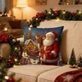 thumbnail image 3 of Darzheoy Christmas Pillow Cover 18x18 Inches Soft Fabric with Hidden Zipper Decorative Pillow Case for Home Decor Holiday Season and Gifts, 3 of 6