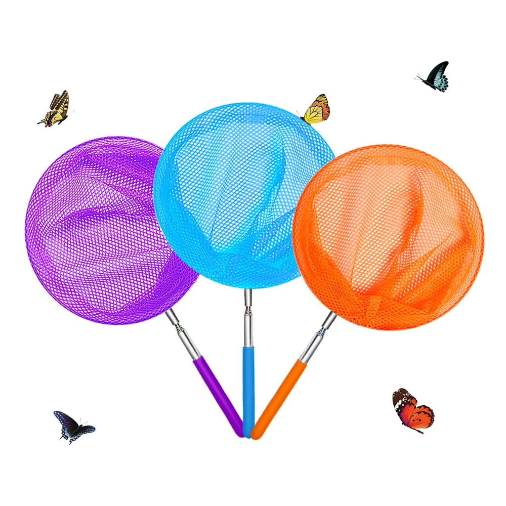 Telescopic Bug Net Butterfly Nets for Kids, 3 Pack Butterfly Nets with