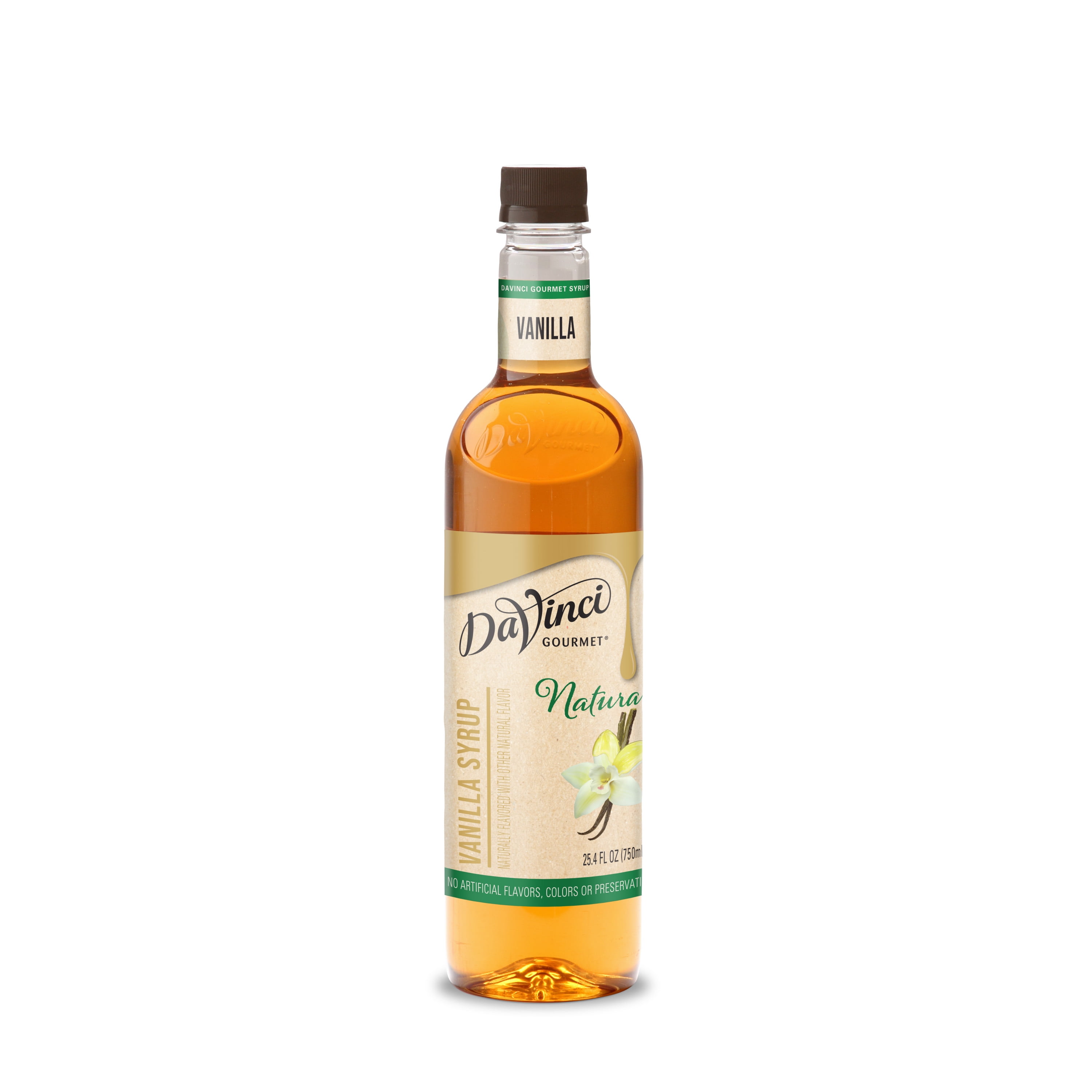 DaVinci Gourmet Naturals Vanilla Syrup, 750 ml