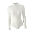thumbnail image 4 of Milageto Long Sleeve Swimsuit for Women Soft Surfing Wetsuit for Scuba Travel Workout XL, 4 of 8