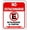 Warning Sign 2, variant on Please Close The Gate Behind You Sign for House Door Office Business Yard,Metal Aluminum Rust Free Sign - 12 X 8, Pre-Drilled Holes, Weather Resistant