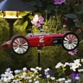 thumbnail image 1 of CNKOO Garden Racer Windmill  Racing Car Wind Spinner Garden Racer Windmill Steel Wind Spinner Hanging Windmill Toys Wind Sculptures Racer Pinwheels Yard and Garden Decoration, 1 of 5