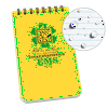 Rite in the Rain Weatherproof EMS Notebook, 3" x 5", Yellow Cover, Vital Stats Pages (No. 112)