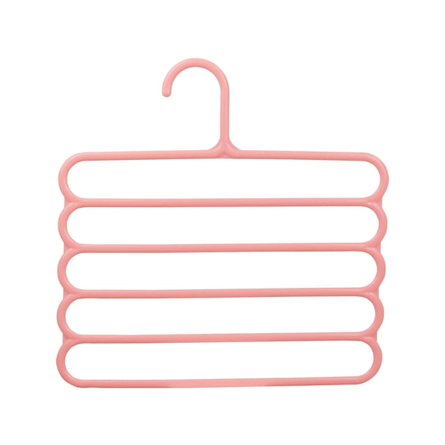 Birdeem Multi-Functional 5-Layer Pants Hangers 5-Layer Hanging Pants Hanger Scarf Rack Silk Scarf Tie Hanger