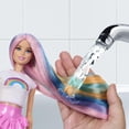 thumbnail image 2 of Barbie Rainbow Sparkle Hair Fashion Doll with Extra-Long Hair and 12 Styling Accessories, 2 of 6