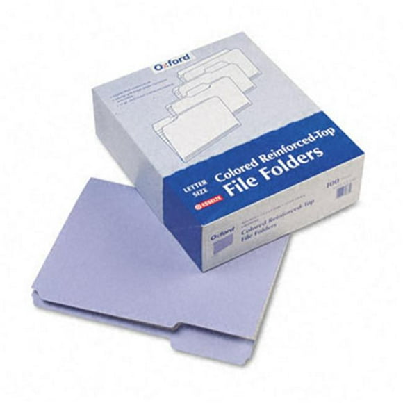 Pendaflex R15213LAV Two-Ply- Reinforced File Folders- 1/3 Cut- Top Tab- Letter- Lavender- 100/Box