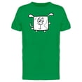 thumbnail image 1 of Adorable Dog Square Cartoon Tee Men's -Image by Shutterstock, 1 of 1