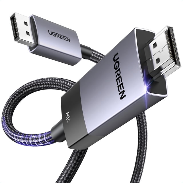 Cable DisplayPort a HDMI UGREEN 8K @60Hz 4K @120Hz 2.1 2.3