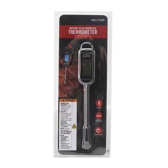 Grill Mark 8113258 Digital Meat Thermometer, Black