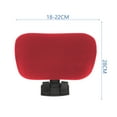 thumbnail image 4 of Siruishop Accessoires d'Appui-tête de Chaise de Bureau Durable Respirant Confortable Coussin de Tête Rouge, 4 of 4