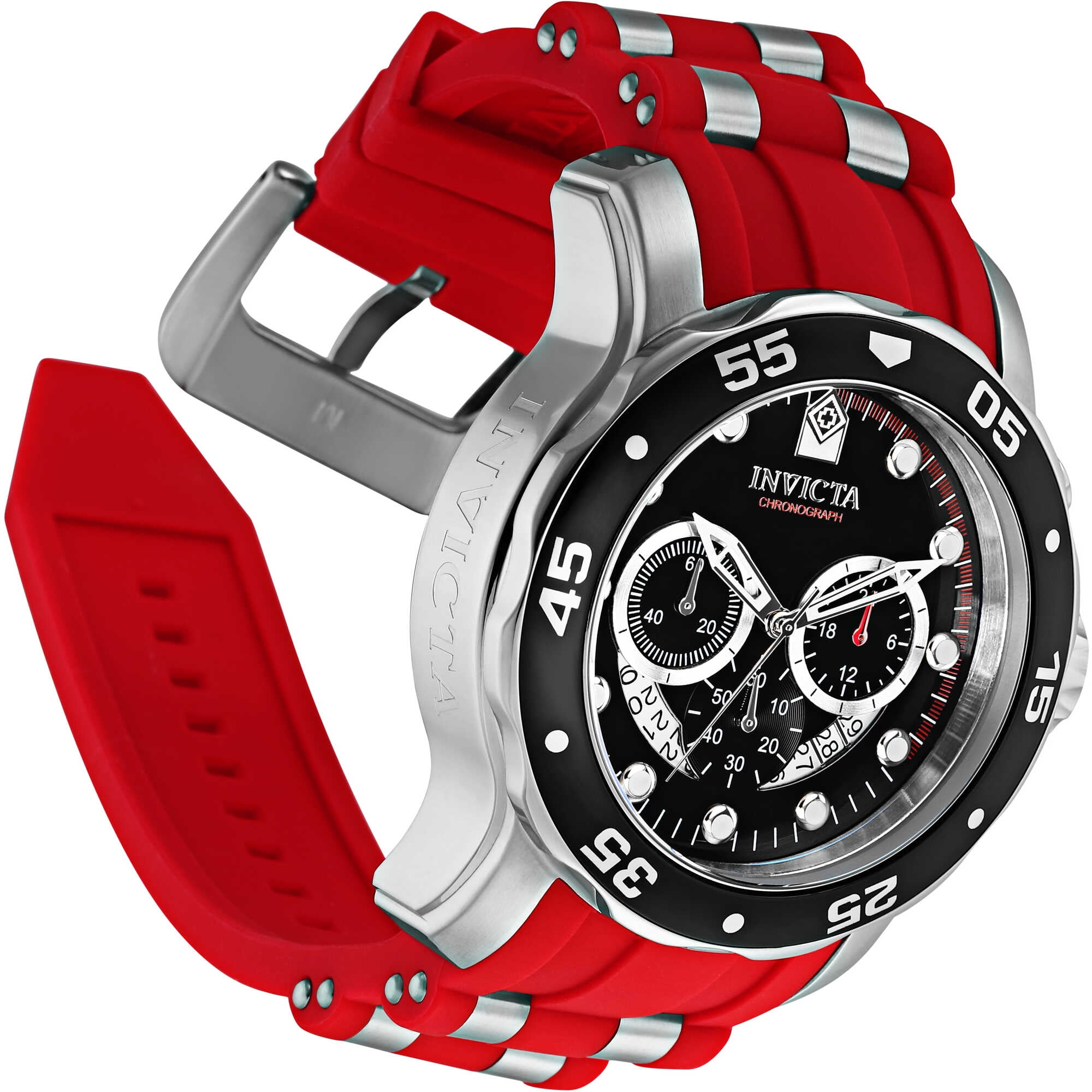 INVICTA Watch 34009 Stainless Steel Quartz Male Multi-color