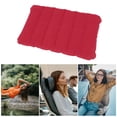 thumbnail image 4 of Unique Bargains 1 Pc Blow-up Camping Pillow Inflatable Pillow for Camping Bright Red Flocking Polyvinyl Chloride Leather, 4 of 6