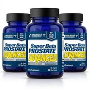 Super Beta Prostate Advanced Prostate Supplement for Men - Reduce Bathroom Trips, Promote Sleep, Support Urinary Health & Bladder Emptying. Beta Sitosterol not Saw Palmetto. (180 Caple