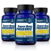 Super Beta Prostate Advanced Prostate Supplement for Men - Reduce Bathroom Trips, Promote Sleep, Support Urinary Health & Bladder Emptying. Beta Sitosterol not Saw Palmetto. (180 Caple