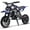 Blue, variant on Kids Dirt Bike, Perfect Starter Gas Dirt Bike for adventure,Sturdy 50cc dirt bike for Beginner 42×28×28in,2-Stroke,Red