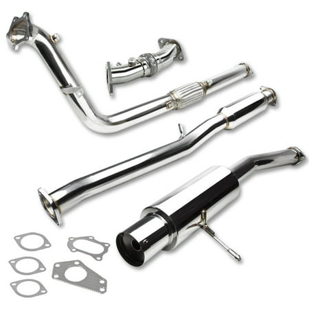 Wrx Turbo Back - For 02-07 Subaru WRX GD/GG Stainless Steel 4.5