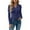 Blue, variant on Ribbed Hem Split Side Long Sleeve Slim Fit Pullover Sweater Soft Comfortable Casual For Everyday Wear Elegant Solid Color Knit Top