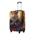 thumbnail image 2 of Haiem Maple Leaf Meditating Squirrel Luggage Cover Printed Suitcase Covers for Luggage Elastic Washable Suitcase Protector Fits 18-32 Inch Luggage-Medium, 2 of 8