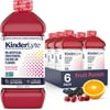 Kinderlyte , Natural Pediatric Electrolyte Solution , Doctor-Formulated for Rapid Rehydration , No Artificial Sweeteners, Colors or Flavors , Kid-Friendly Taste (Fruit Punch, 6-Pack) Fruit Punch 33.8 Fl Oz (Pack of 6)
