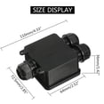 thumbnail image 3 of Waterproof Ip68 Cable Connector Cable Connector Plastic Wire Connector 3 Way Cable Connector Waterproof IP68 Cable Connector 3 Way External Electrical Junction Box Plastic Cable, 3 of 8