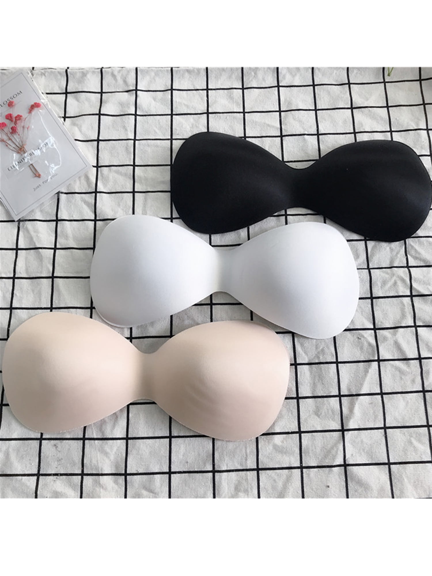 Thick Sponge Bra Pads Bras Undergarment Breast Cover Sponge Pads Chest Cups Breast  Bra Inserts Chest Pad 