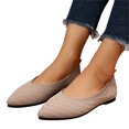 thumbnail image 3 of Sngxgn Women's Ballet Flat Classic Walking Shoes Casual Ladies Flat Shoes(Khaki,42), 3 of 8
