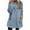 Blue, variant on ShiShine Sweatshirt for Women Plush Warm sweater Dandelion Print Tops Long Sleeve Tunic Pullover with Pockets Warm Winter Hoodies