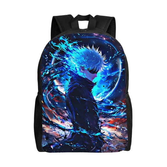Ju-jutsu Gojo Backpack,3d Print Laptop Backpack Lightweight Casual Daypack Bookbag Multi-Function Travel Backpack