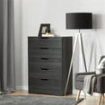 thumbnail image 6 of Home Square 5-Piece Set with Platform Bed & Headboard & 2 Night Stands & Chest, 6 of 22