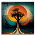 thumbnail image 1 of Epic Art 'Tree Of Life 28' by Ray Heere, Acrylic Glass Wall Art, 24"x24", 1 of 8