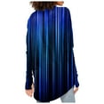 thumbnail image 4 of Womens T Shirts Long Sleeve Top Round Neck Basic Fashion Printed Tshir Thumbhole Tunic Tshirts, 4 of 5
