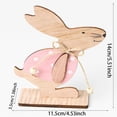 thumbnail image 3 of Binwennn Spring Stock | Easter Rabbit Wood | Home Ornament And Christmas Bulbs Knitting Ornament Babies Second Christmas Ornament Christmas Trees Decorations Retro Ornament Set Christmas Ornament Set, 3 of 8
