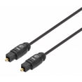 thumbnail image 1 of Cable de audio digital óptico Toslink Manhattan 356091 2 conectores Toslink S/PDIF m-m 5m, 1 of 7