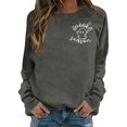 thumbnail image 2 of Cute Ghost Halloween Sweatshirts for Women 2025 Long Sleeve Crewneck Spooky Season Graphic Sweatshirt Pullover Tops, 2 of 5
