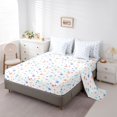thumbnail image 5 of Feelyou Blue Bowknot Bedding Comforter Set 7pcs, Fashion Flower Floral Full Bedding Set, 5 of 8