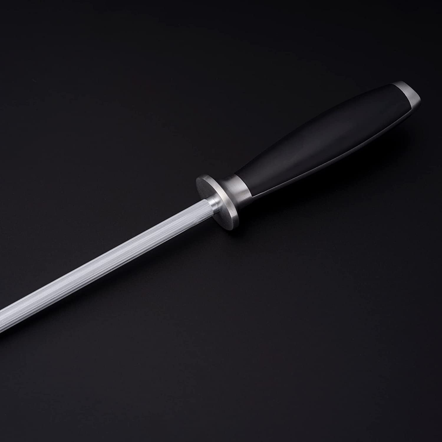 Hecef Sharpening Steel 10 inch, Diamond Carbon Honing Rod, Sharp Knife –  Hecef Kitchen