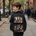 thumbnail image 4 of Aplkyhs Horse 17 Inch Backpack for Age 6-12 Lightweight Water Resistant School Bag for Kids Elementary School Travel, 4 of 7